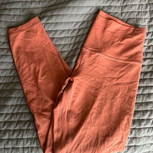 lululemon athletica Orange Leggings